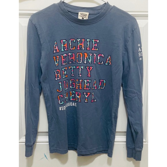 JADELYNN BROOKE Riverdale Long‎ Sleeve Graphic Tee Archie XS - Picture 1 of 5